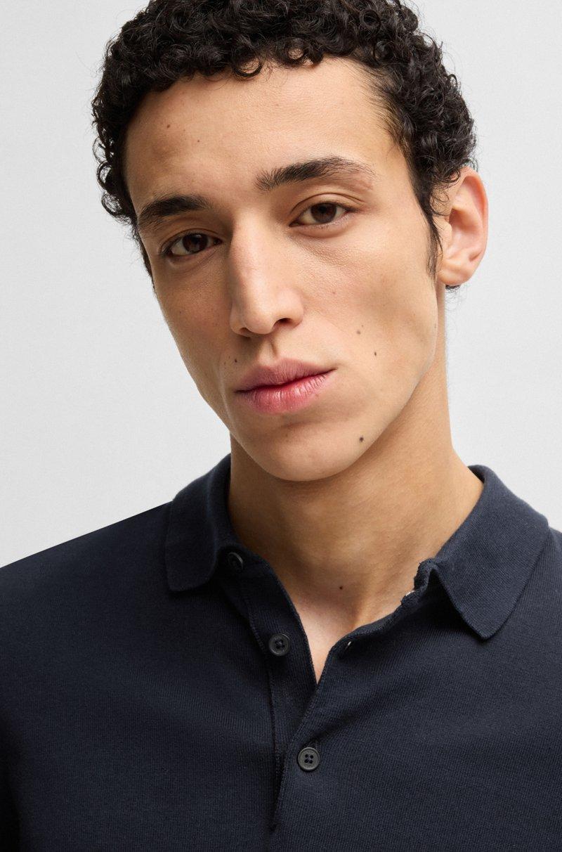 Hugo Boss Jersey Estilo Polo Regular Fit En Punto De Algodón
