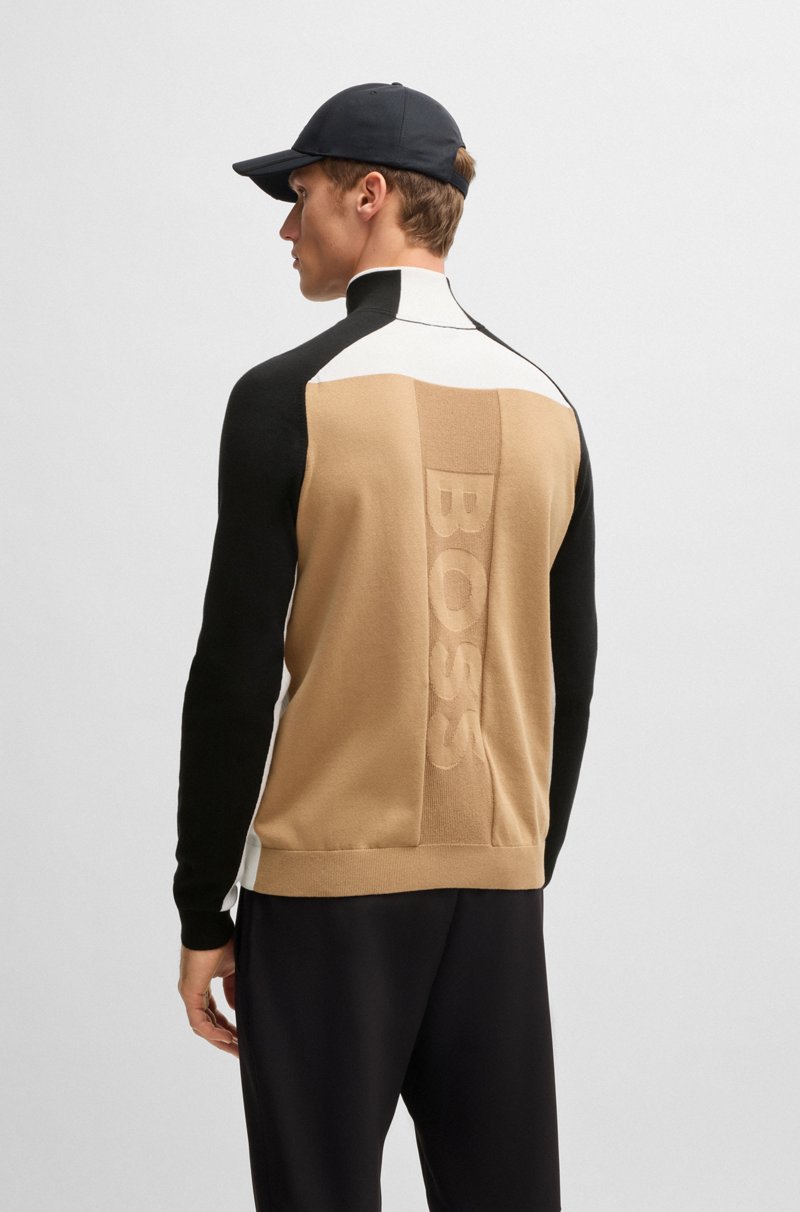 Hugo Boss Jersey Regular Fit De Algodón Con Bloques De Color