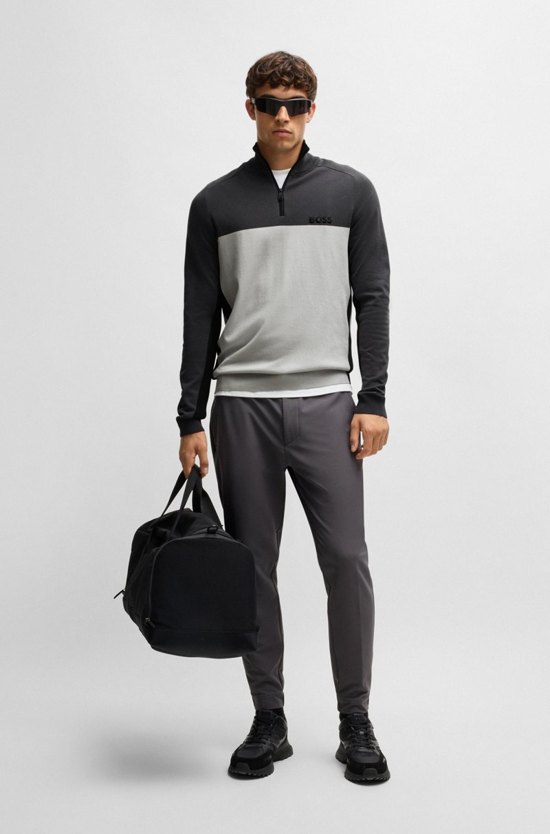 Hugo Boss Jersey Regular Fit De Algodón Con Bloques De Color