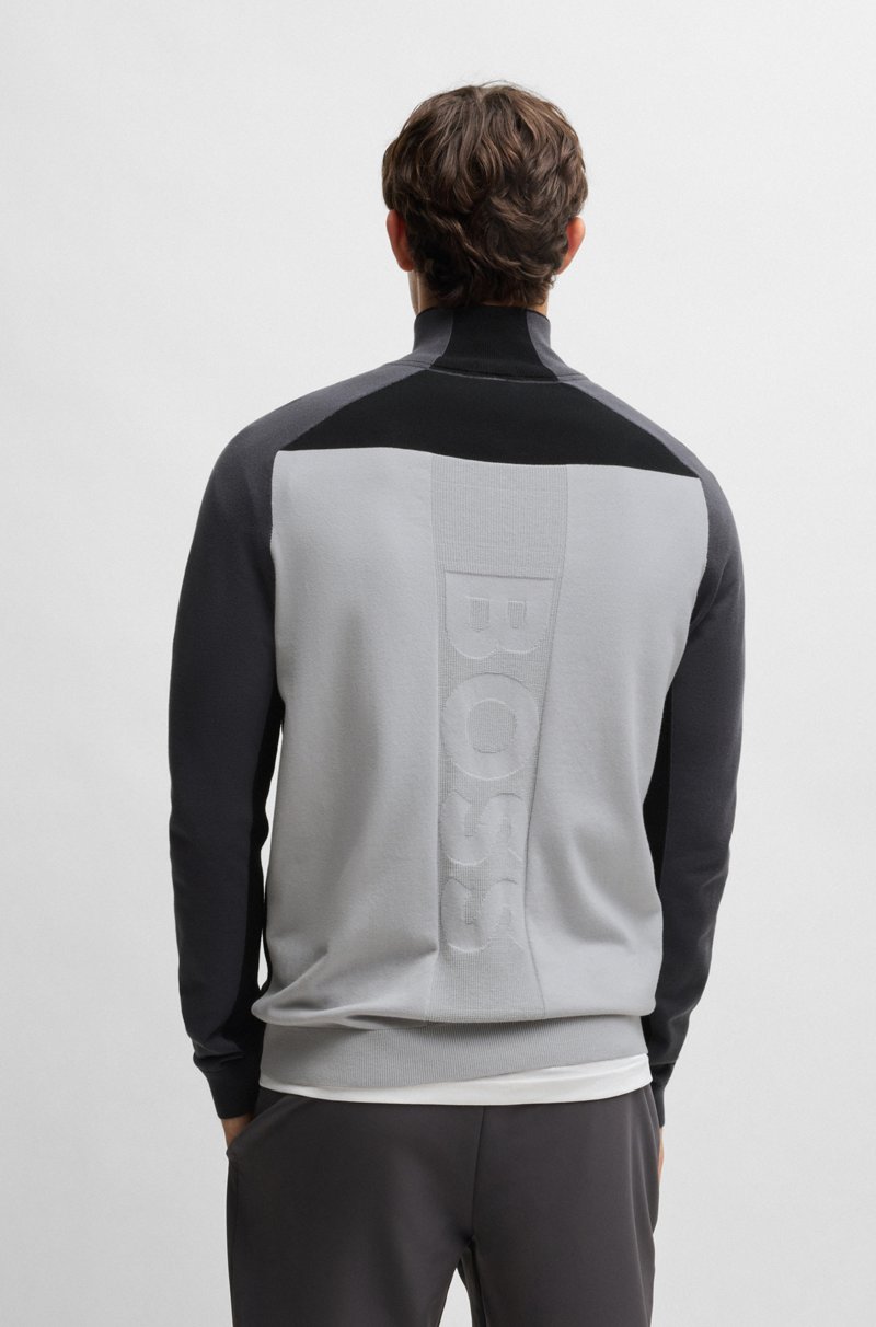 Hugo Boss Jersey Regular Fit De Algodón Con Bloques De Color