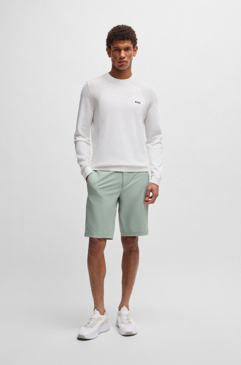 Hugo Boss Jersey Regular Fit De Algodón Con Detalle De Logo Estampado