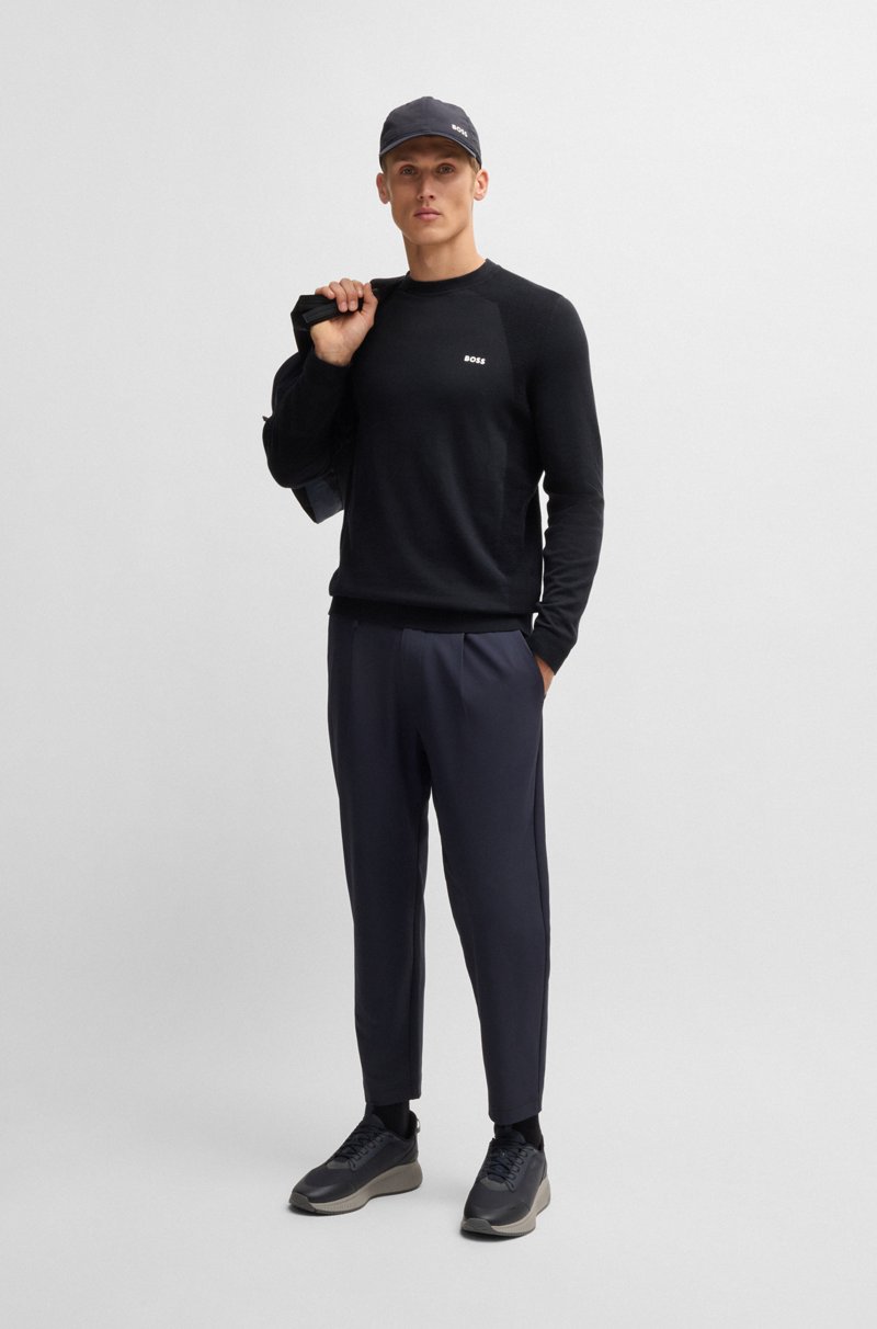 Hugo Boss Jersey Regular Fit De Algodón Con Detalle De Logo Estampado