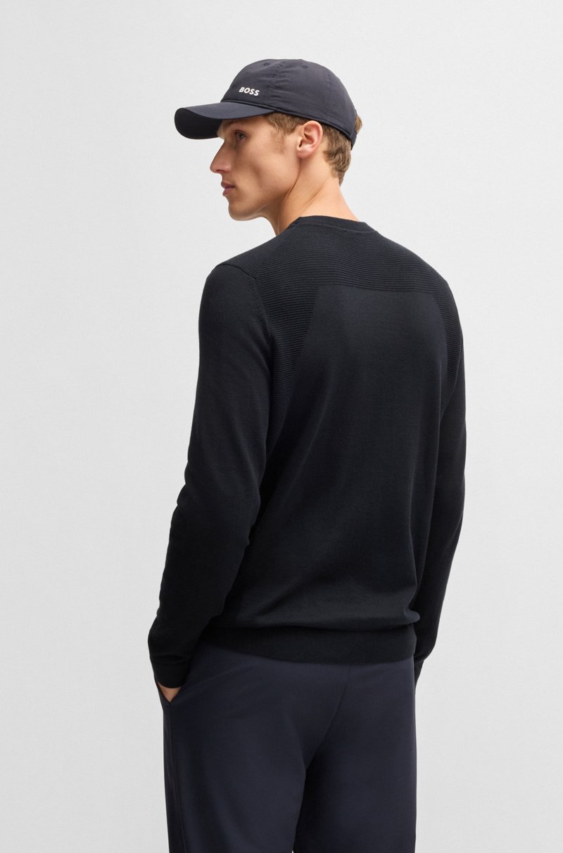 Hugo Boss Jersey Regular Fit De Algodón Con Detalle De Logo Estampado