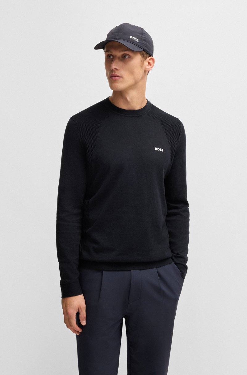 Hugo Boss Jersey Regular Fit De Algodón Con Detalle De Logo Estampado