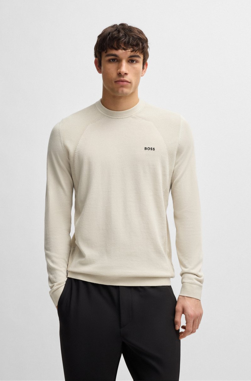 Hugo Boss Jersey Regular Fit De Algodón Con Detalle De Logo Estampado