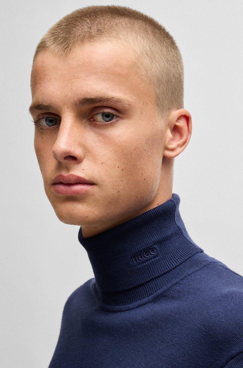 Hugo Boss Jersey Regular Fit De Cuello Vuelto En Lana Virgen