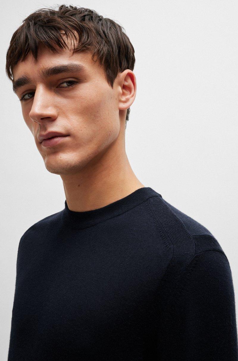 Hugo Boss Jersey Regular Fit De Lana Seda Y Cashmere