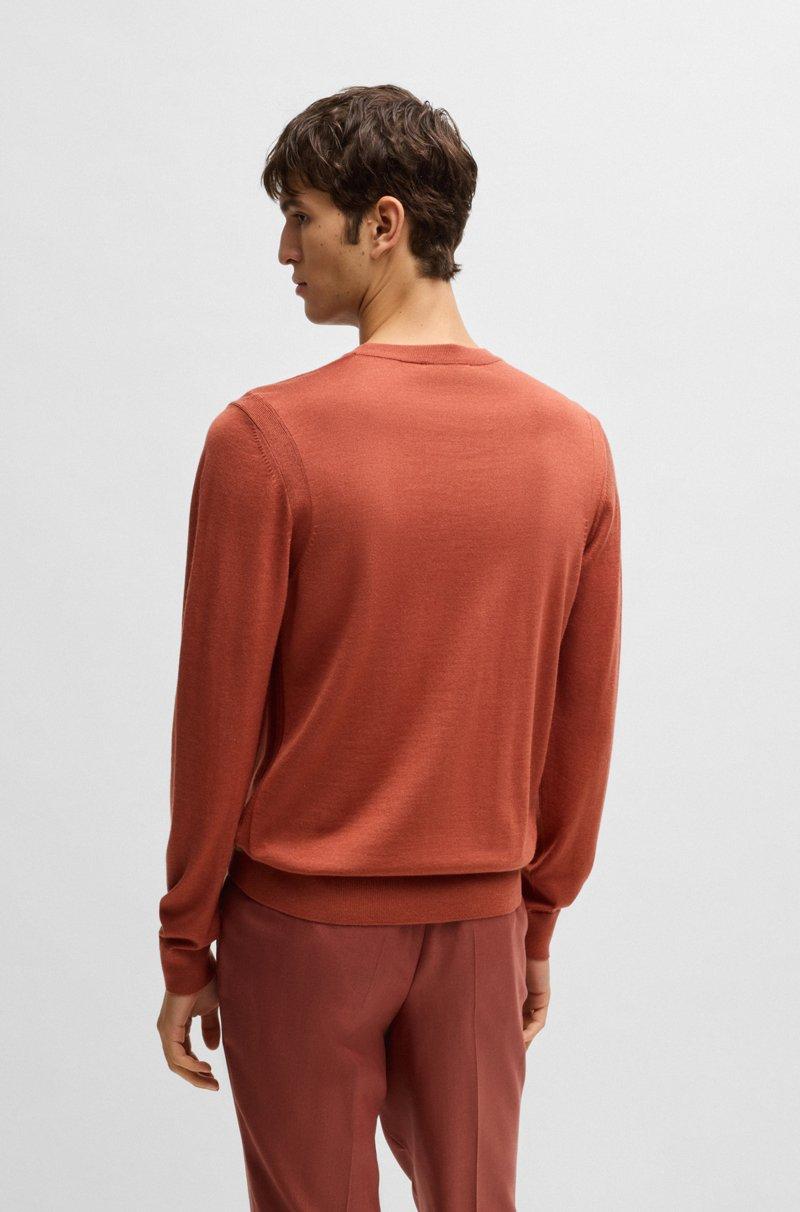 Hugo Boss Jersey Regular Fit De Lana Seda Y Cashmere