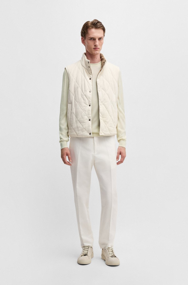 Hugo Boss Jersey Regular Fit De Lana Seda Y Cashmere