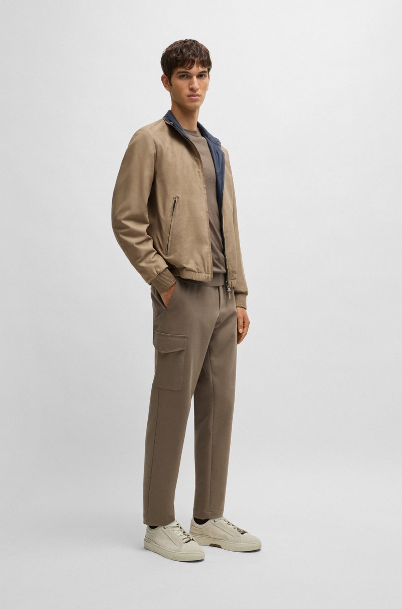 Hugo Boss Jersey Regular Fit De Lana Seda Y Cashmere
