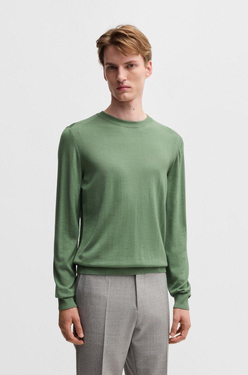 Hugo Boss Jersey regular fit de lana seda y cashmere