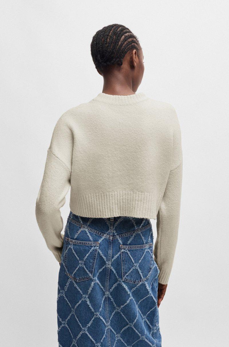 Hugo Boss Jersey Relaxed Fit De Algodón Con Logo Apilado