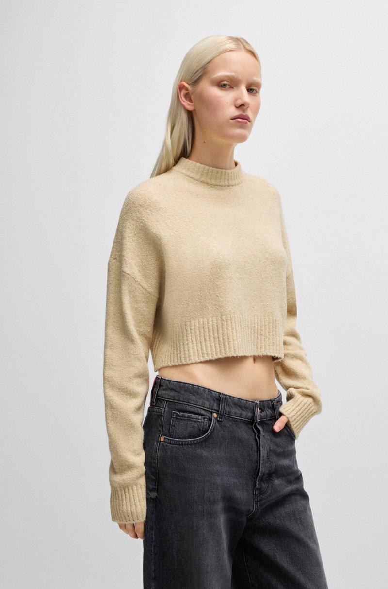 Hugo Boss Jersey Relaxed Fit De Algodón Con Logo Apilado