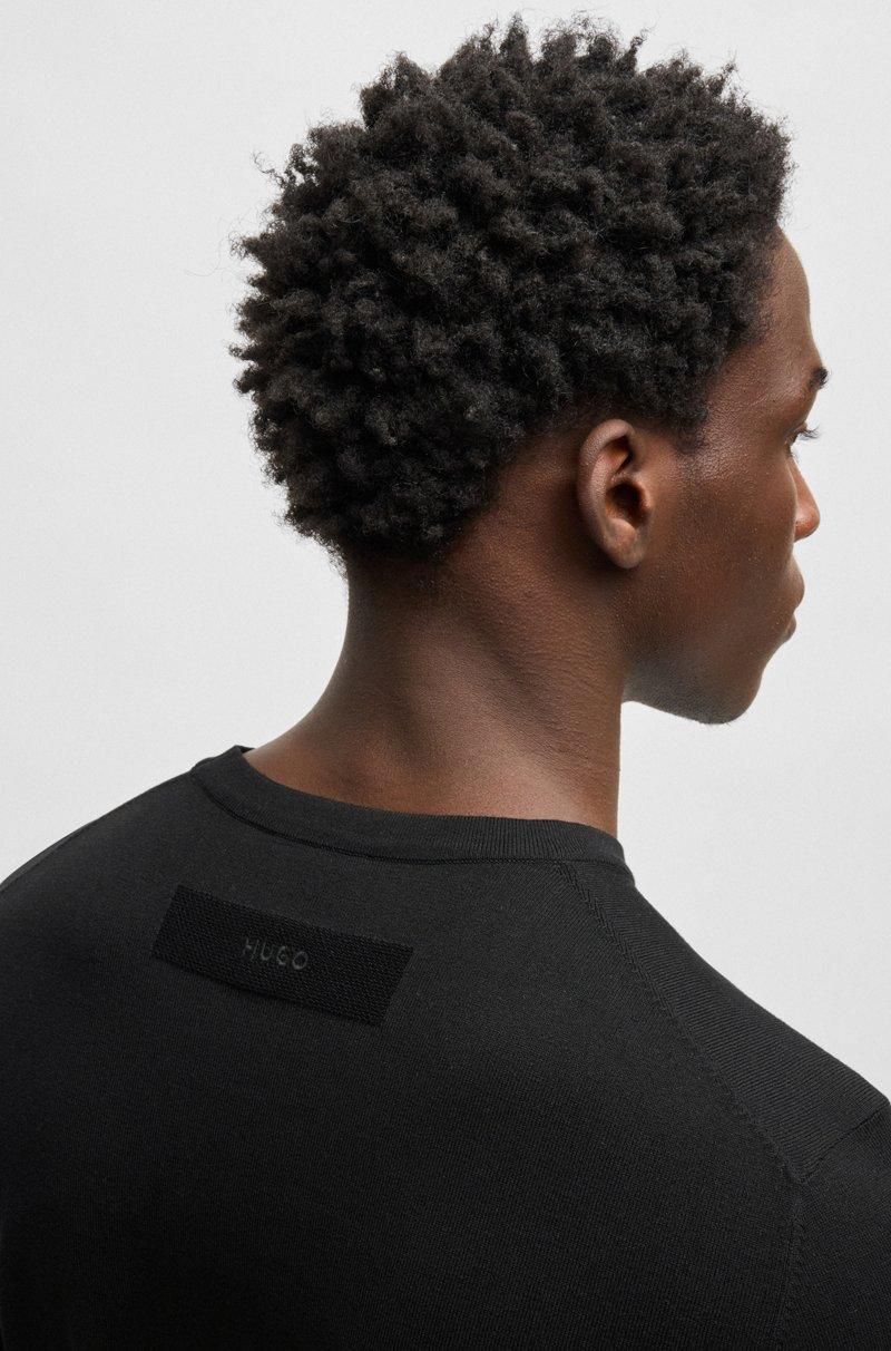 Hugo Boss Jersey Slim Fit Con Cuello Redondo En Hilos Suaves