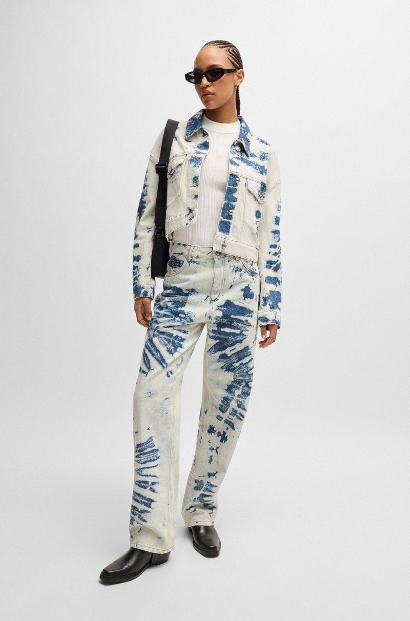 Hugo Boss Jersey Slim Fit Con Estructura De Canalé Irregular