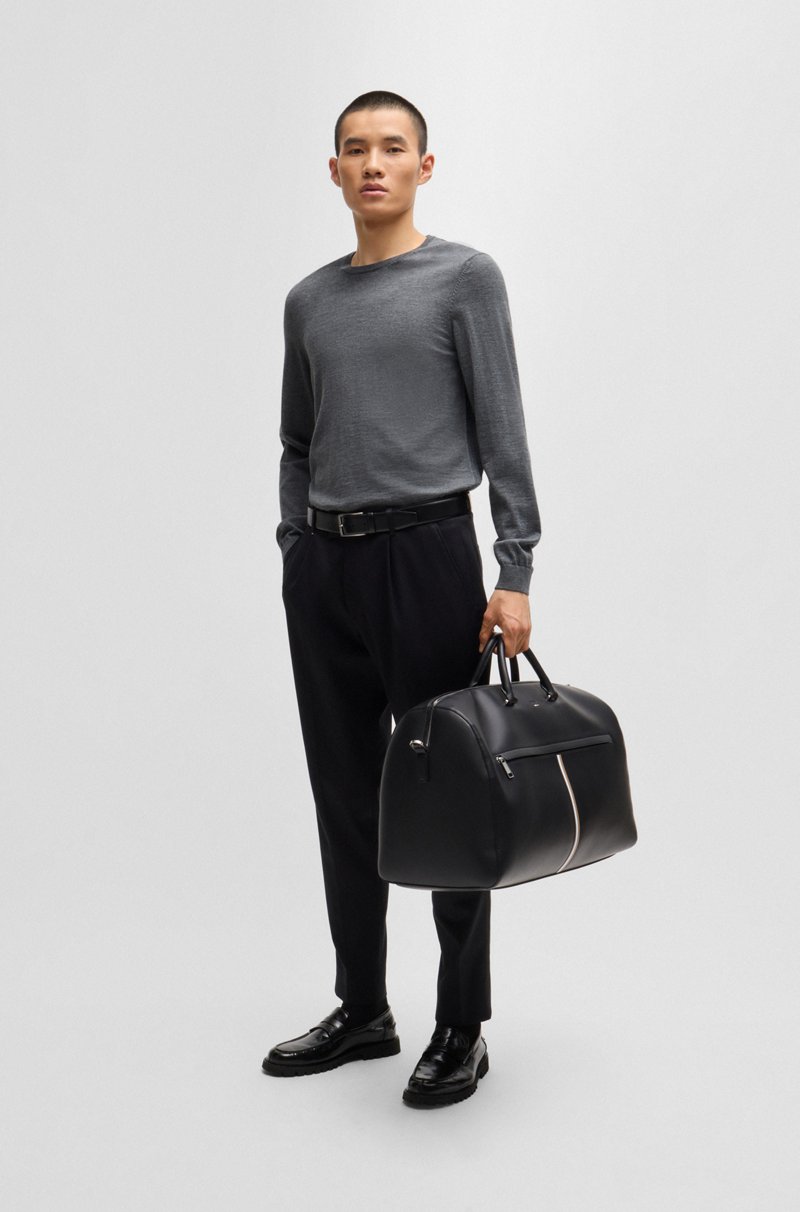 Hugo Boss Jersey Slim Fit De Cuello Redondo En Lana Merina