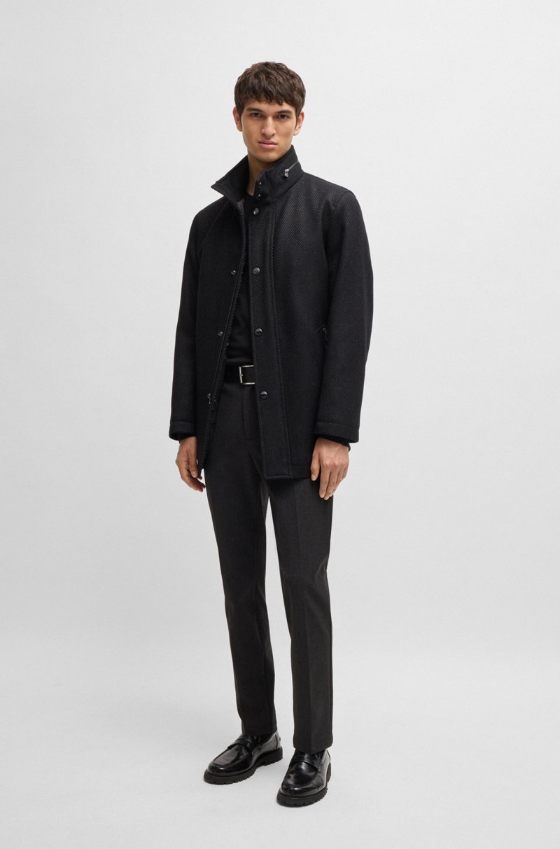 Hugo Boss Jersey Slim Fit De Cuello Redondo En Lana Merina