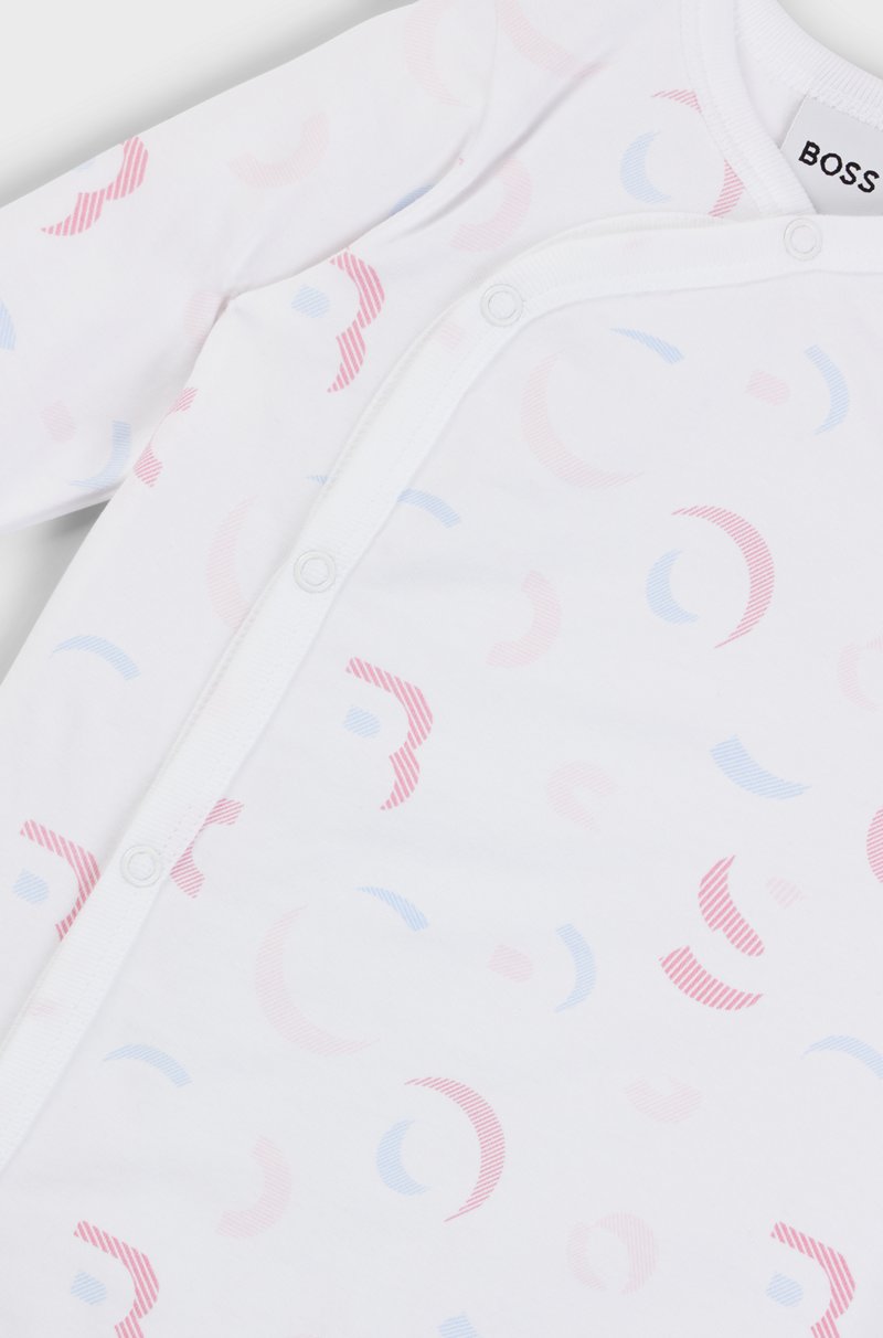 Hugo Boss Juego De Pijama Y Gorro Para Bebés En Caja De Regalo