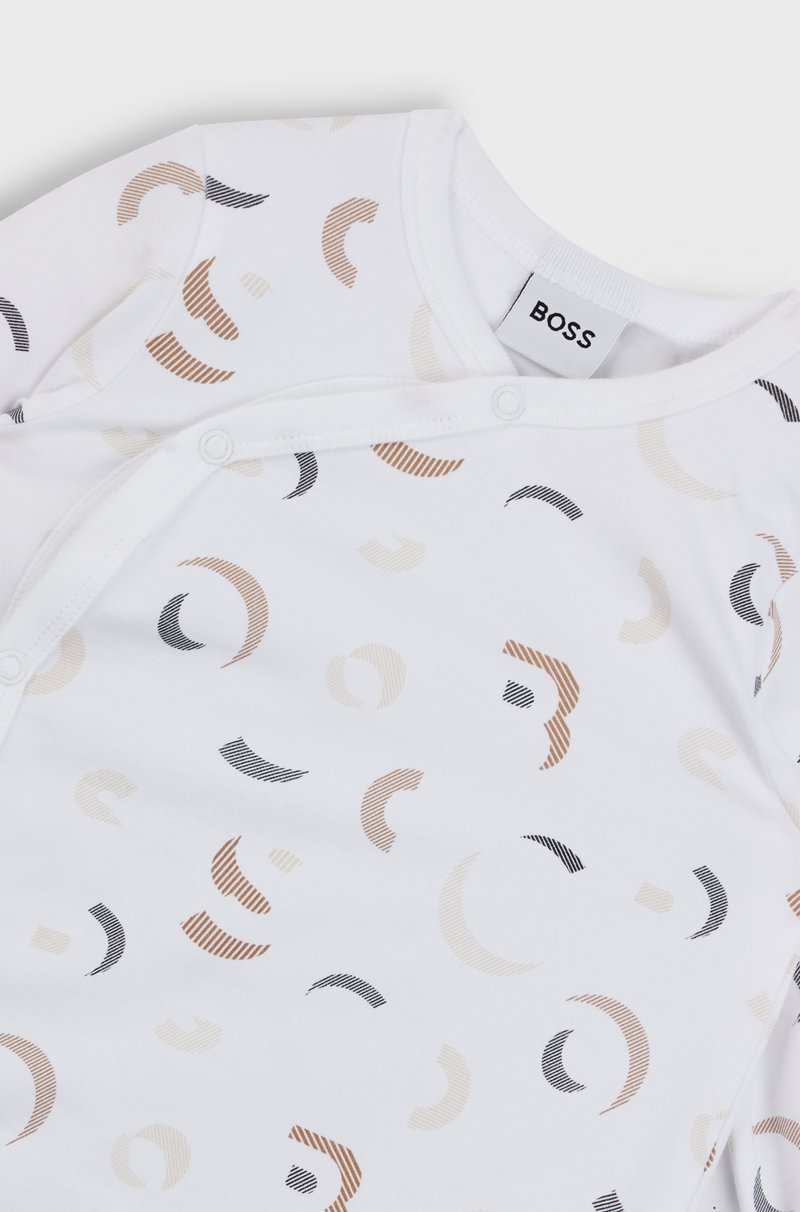 Hugo Boss Juego De Pijama Y Gorro Para Bebés En Caja De Regalo