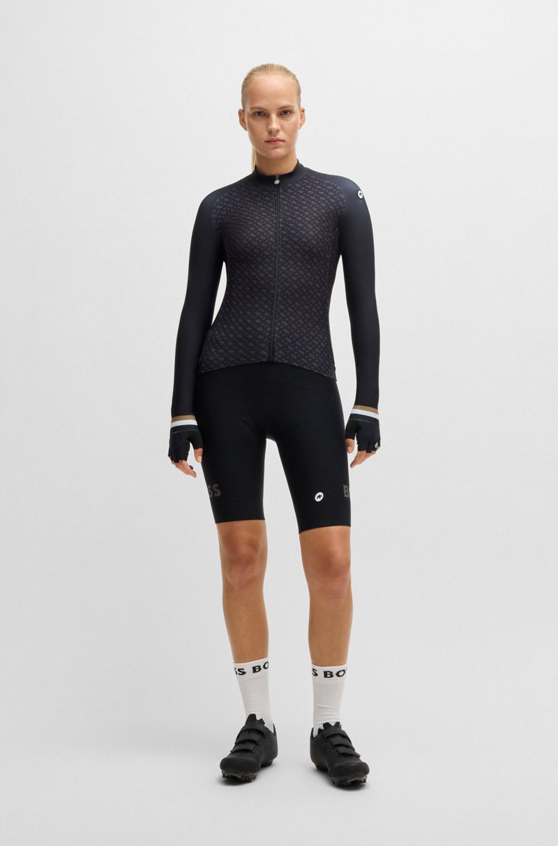 Hugo Boss Maillot De Entrenamiento BOSS X ASSOS Negro Con Tres Bolsillos Traseros