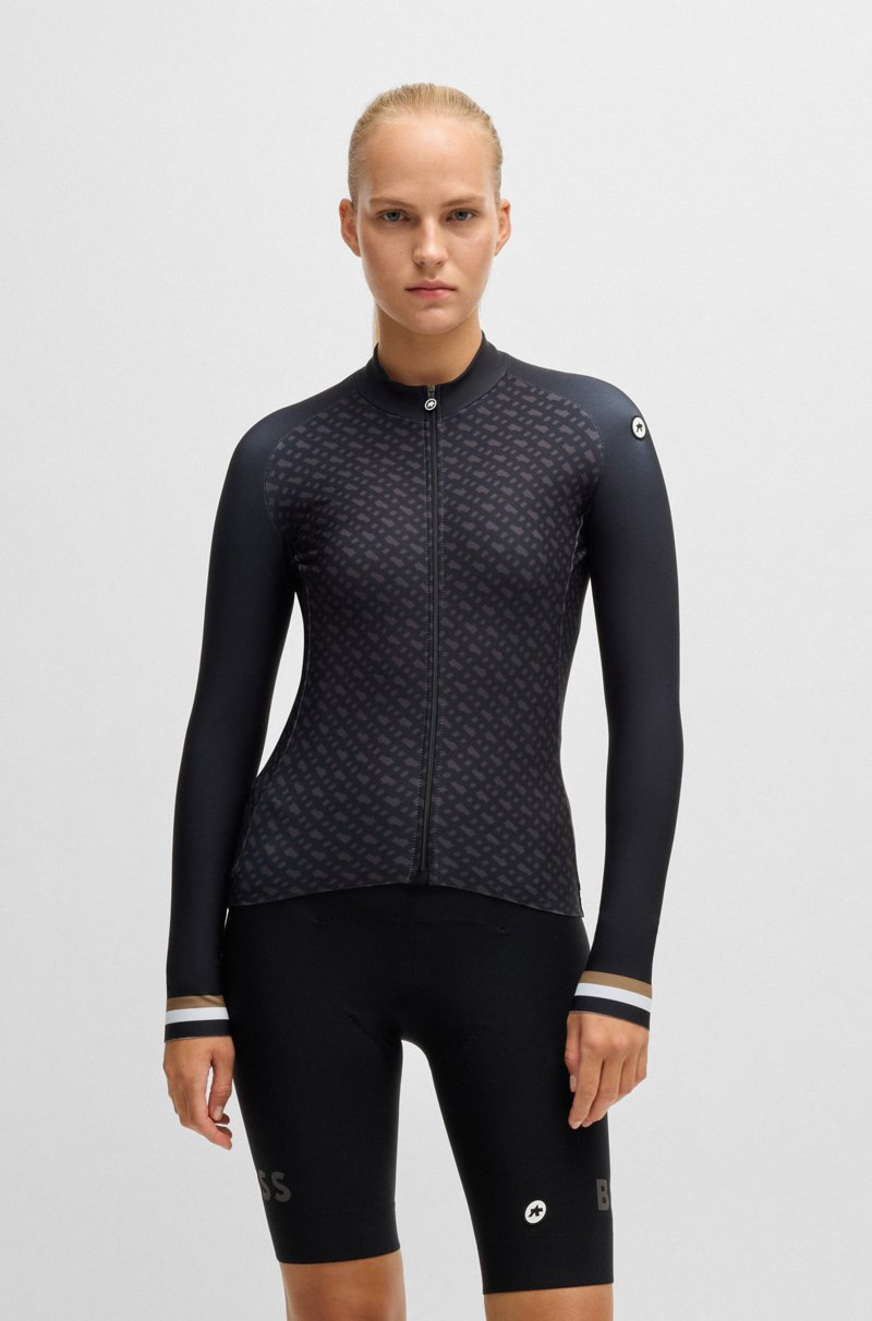 Hugo Boss Maillot De Entrenamiento BOSS X ASSOS Negro Con Tres Bolsillos Traseros