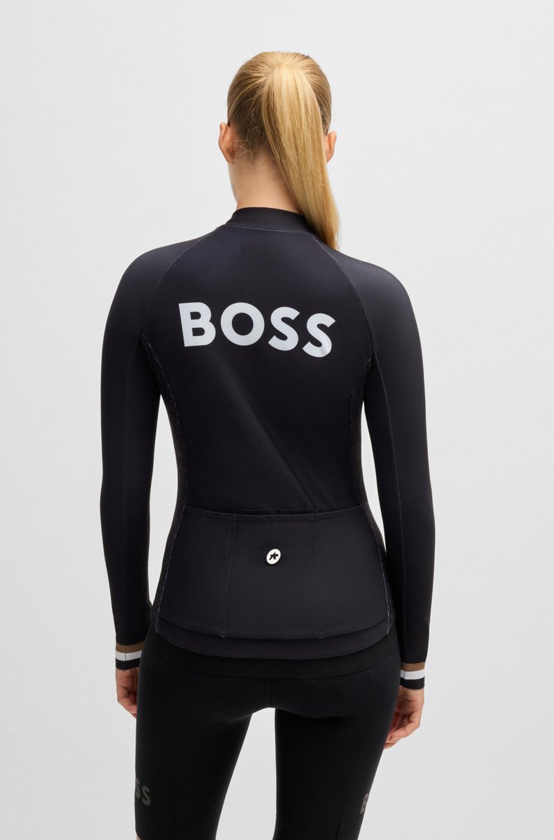 Hugo Boss Maillot De Entrenamiento BOSS X ASSOS Negro Con Tres Bolsillos Traseros