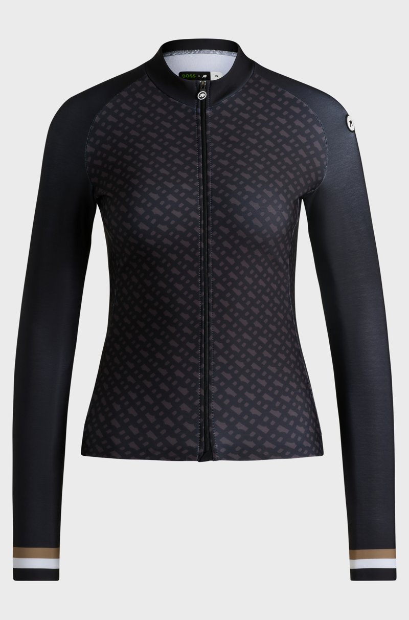 Hugo Boss Maillot de entrenamiento BOSS x ASSOS negro con tres bolsillos traseros