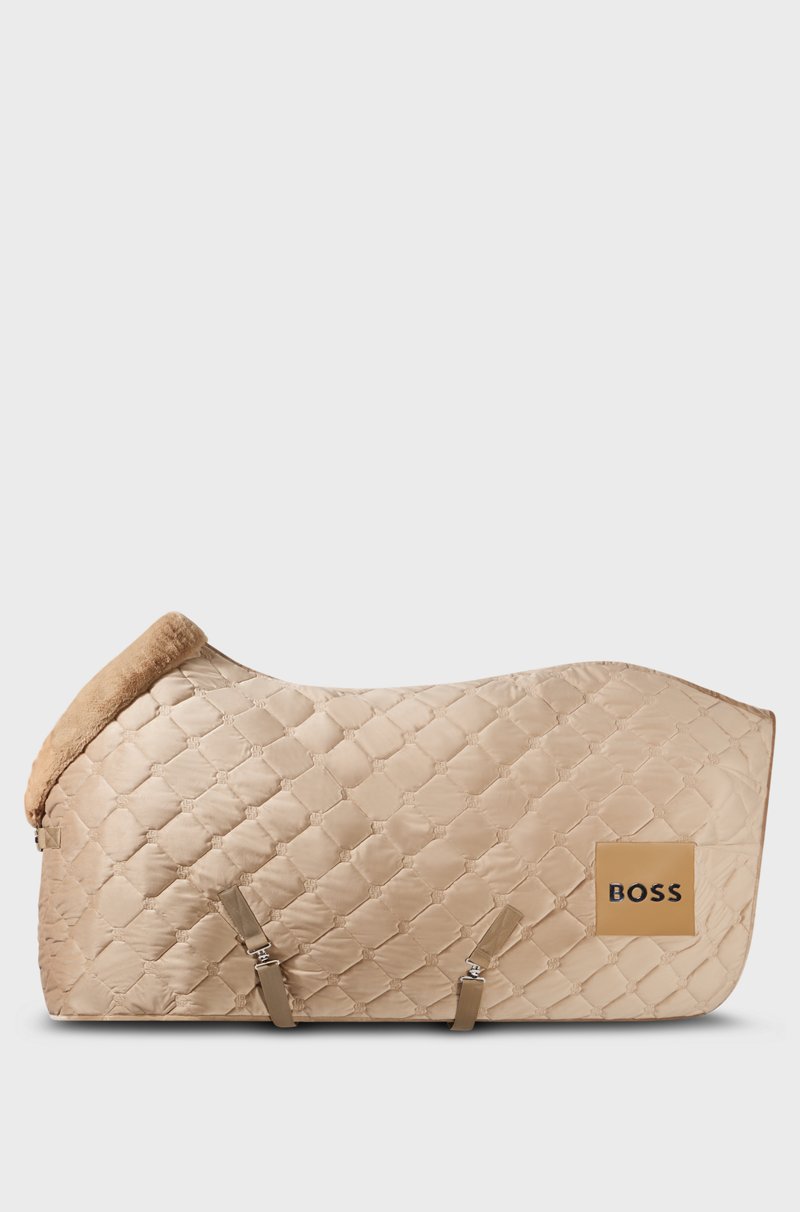 Hugo Boss Manta de terciopelo para caballo con imitación de piel de oveja