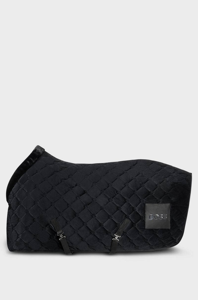 Hugo Boss Manta de terciopelo para caballo con imitación de piel de oveja
