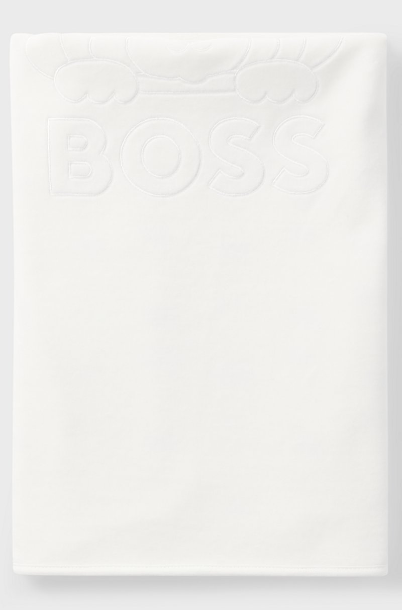 Hugo Boss Manta para bebé con ilustración de panda rojo en caja de regalo