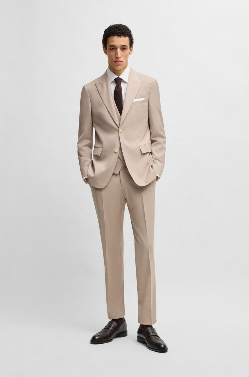 Hugo Boss Mocasines Americanos En Piel Lisa Y Estampada