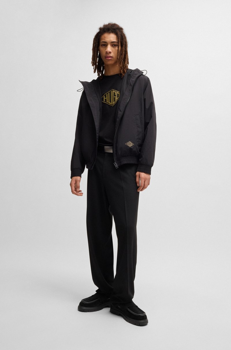 Hugo Boss Mocasines De Ante Con Apliques De Piel Sintética