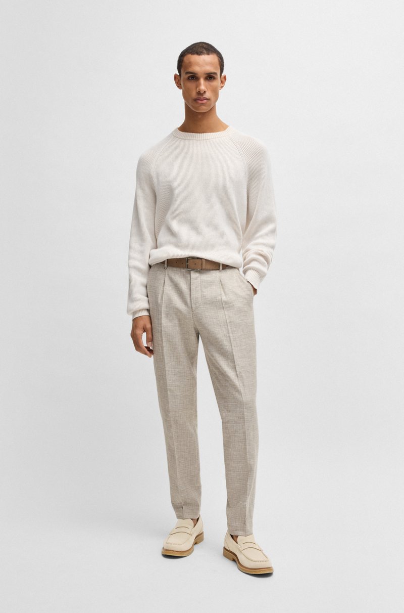 Hugo Boss Mocasines De Ante Con Suela De Goma Crepé