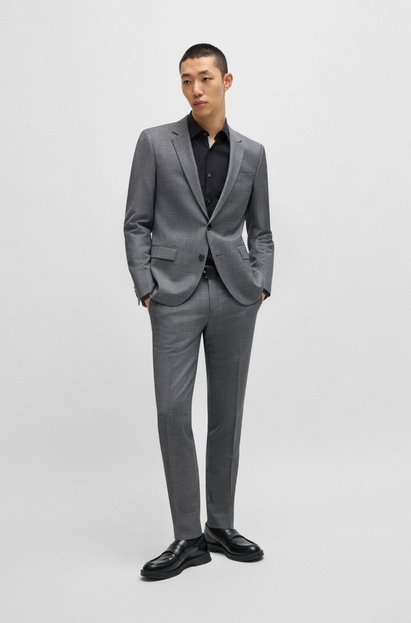 Hugo Boss Mocasines De Piel Cepillada Con Tira Acolchada