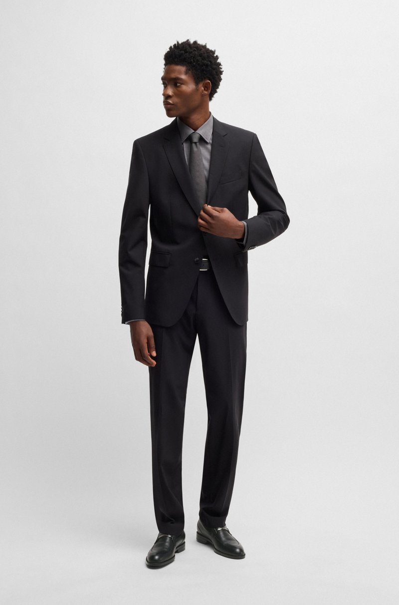 Hugo Boss Mocasines De Piel Con Textura Y Vira Con Herrajes De La Marca