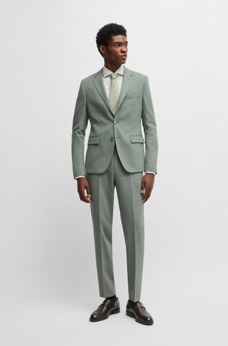 Hugo Boss Mocasines De Piel Con Textura Y Vira Con Herrajes De La Marca