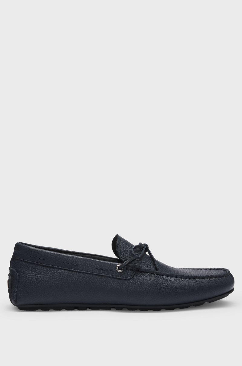 Hugo Boss Mocasines De Piel Granulada Con Suela Estilo Chófer
