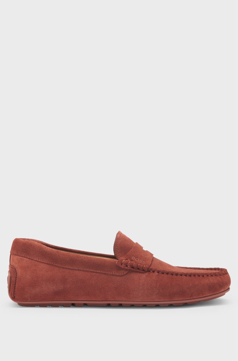 Hugo Boss Mocasines Elaborados En Portugal En Ante Con Ribete De Antifaz