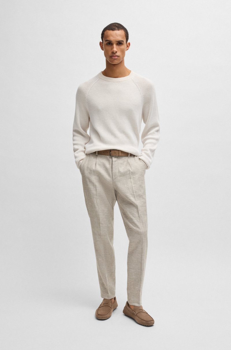 Hugo Boss Mocasines Elaborados En Portugal En Ante Con Ribete De Antifaz