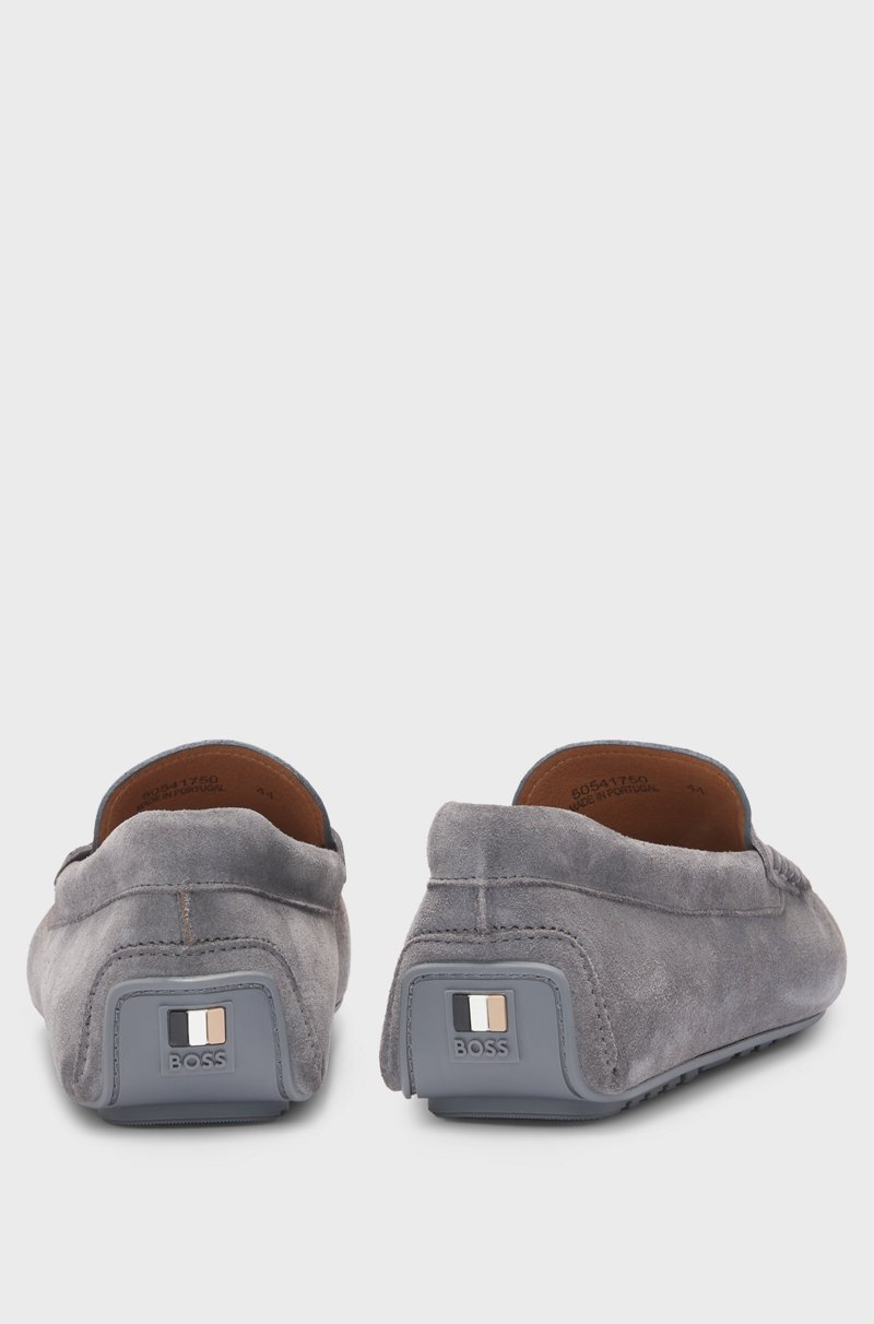 Hugo Boss Mocasines Elaborados En Portugal En Ante Con Ribete De Antifaz