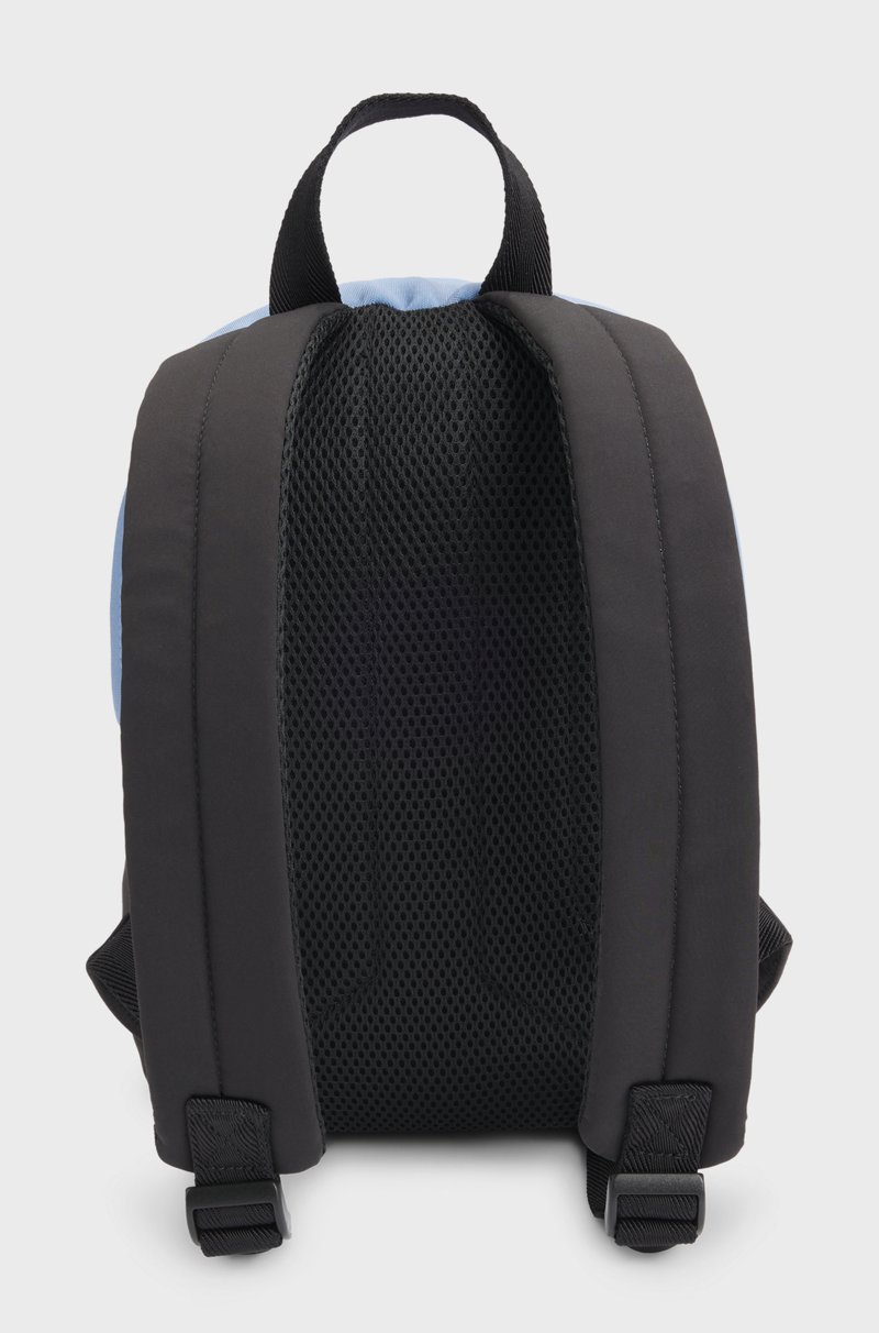 Hugo Boss Mochila A Dos Tonos Para Niños Con Logo Estampado