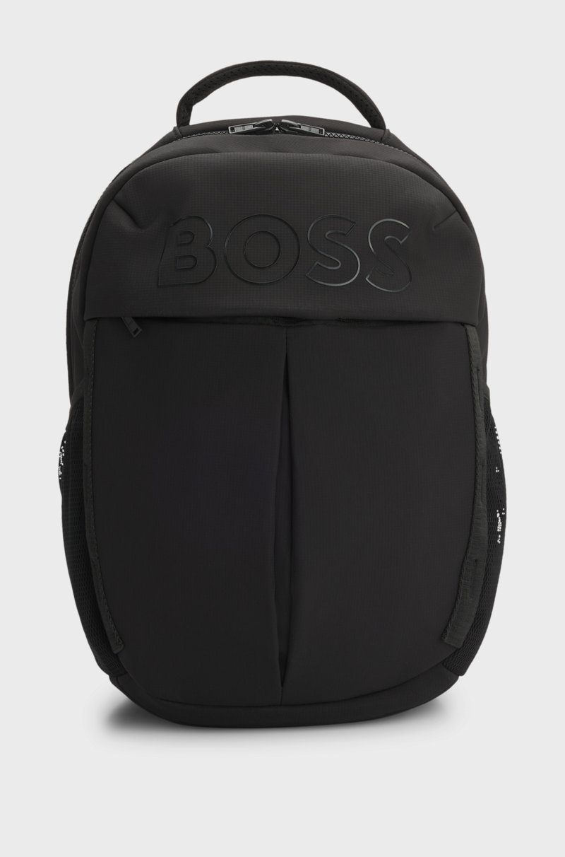 Hugo Boss Mochila antidesgarros para niños con logo de silicona