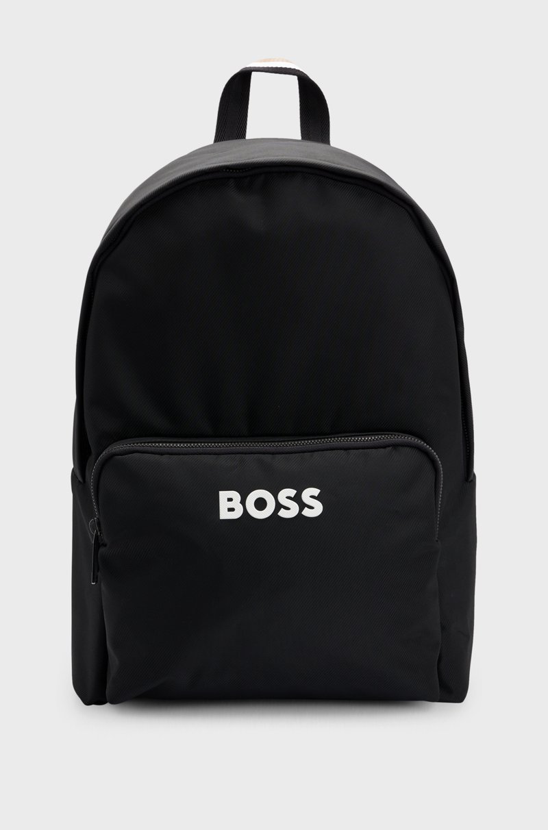 Hugo Boss Mochila con correa ajustable y logo en contraste