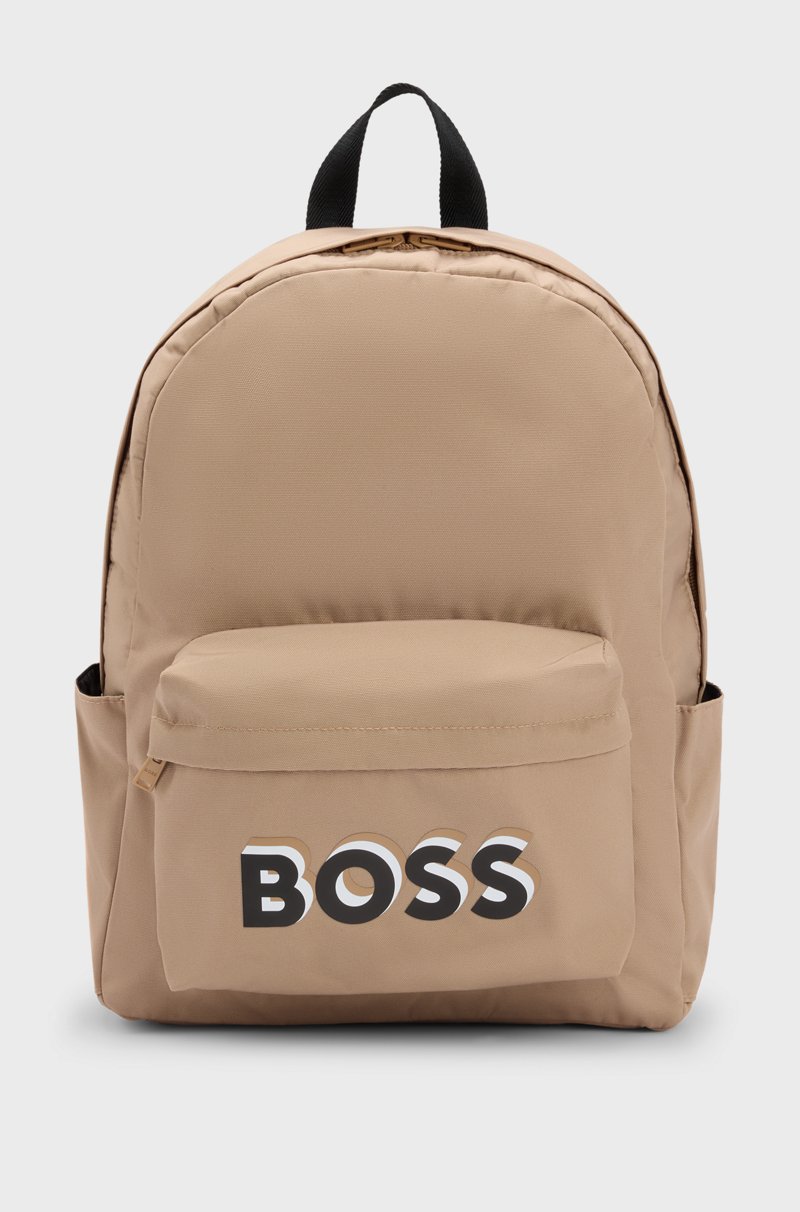 Hugo Boss Mochila de lona para niños con logo estampado