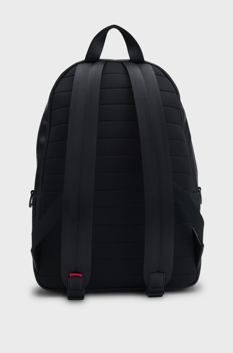 Hugo Boss Mochila De Piel Sintética Con Estampado De Logo Apilado