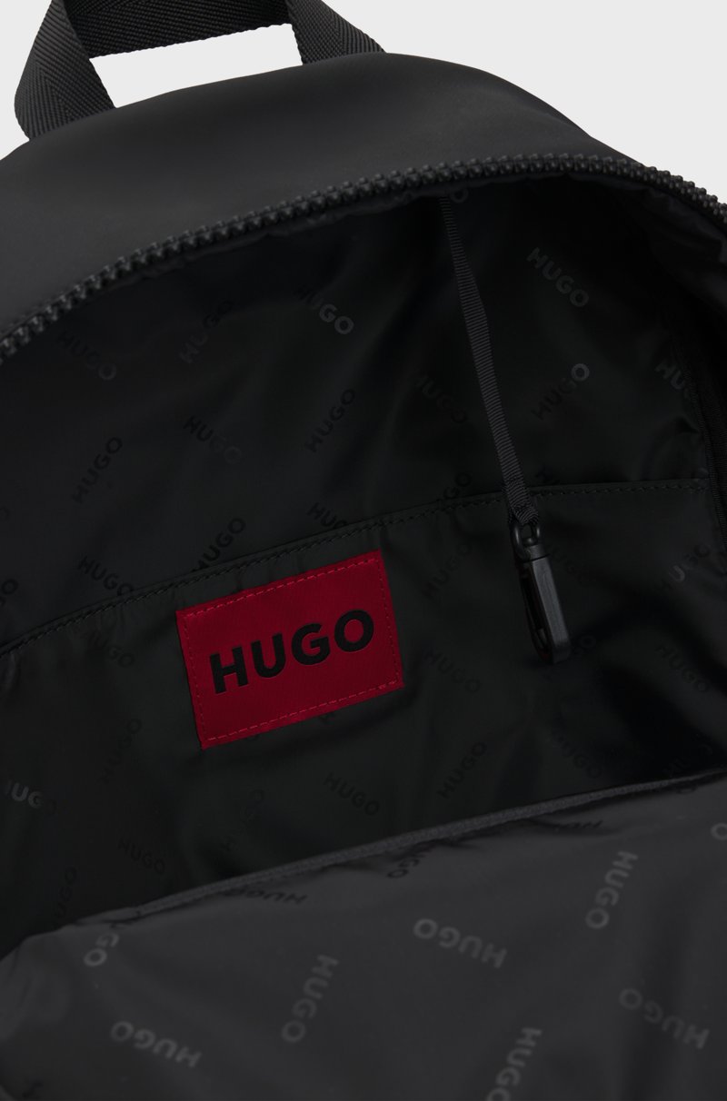 Hugo Boss Mochila De Tejido Mate Con Etiqueta Con Logo Roja