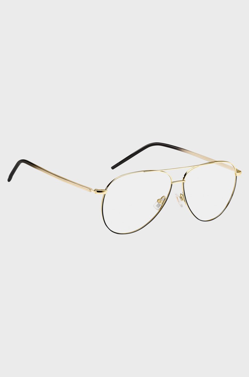 Hugo Boss Montura De Titanio Para Gafas Graduadas Con Detalle Sombreado