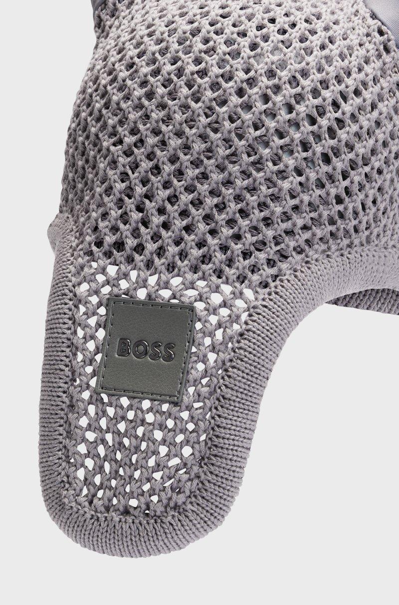 Hugo Boss Mosquero De Equitación De Croché Con Parche De Logo