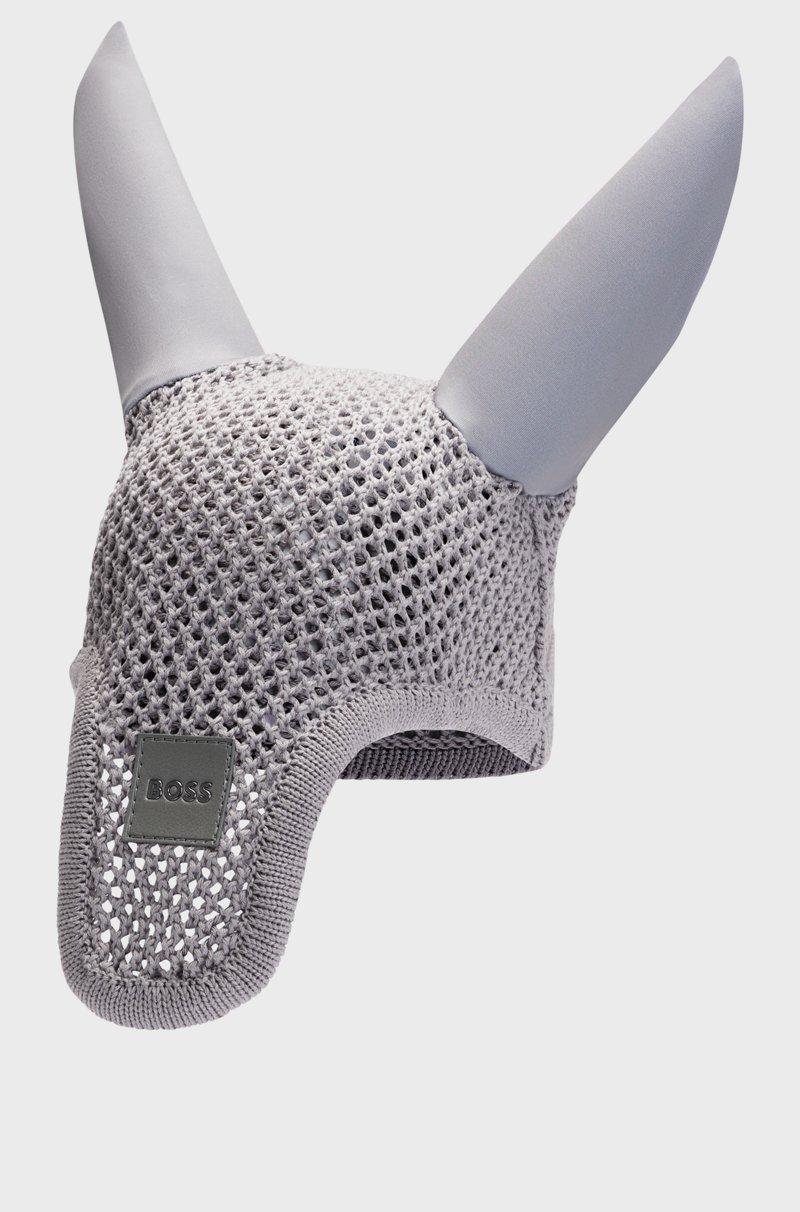 Hugo Boss Mosquero de equitación de croché con parche de logo