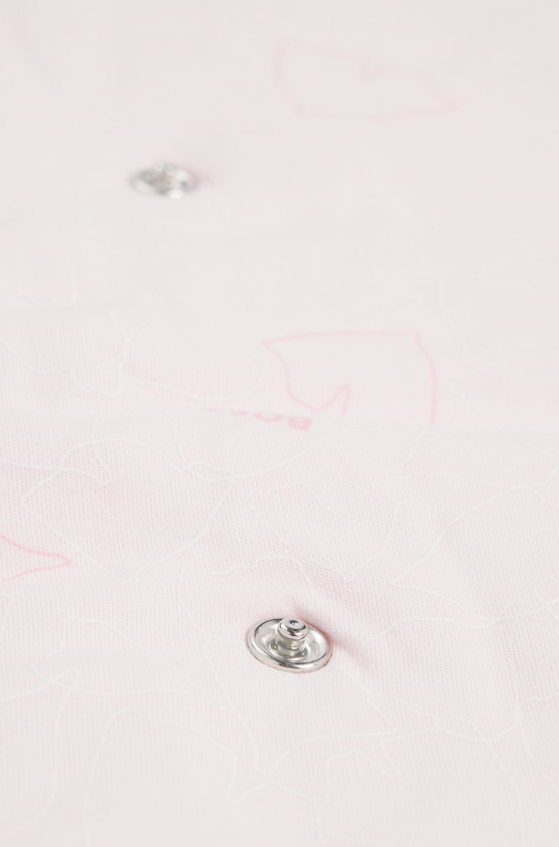 Hugo Boss Nido Para Bebé De Algodón Estampado Con Logo Bordado